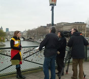 tournage rue de paris